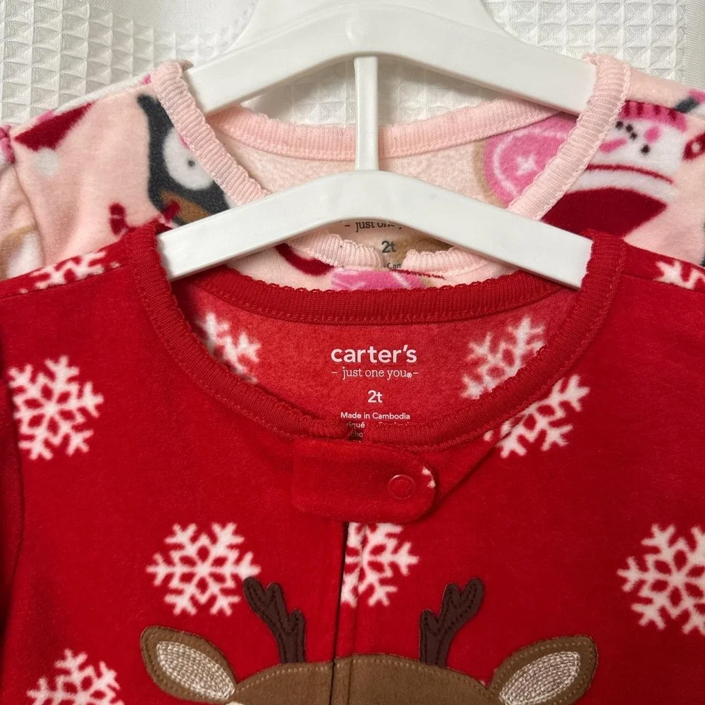 Carter's Christmas pajamas